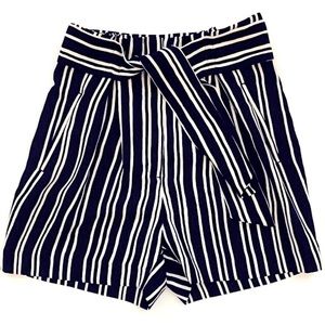 SALE 3 for $15 H&M Black & White Striped Paperbag Shorts